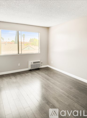 A room with a window and a radiator on the floor.