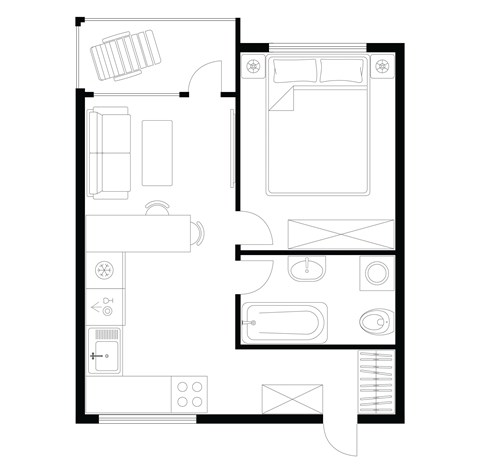 123 Atlantic Blvd. Studio-3 Beds Apartment for Rent - Photo Gallery 2