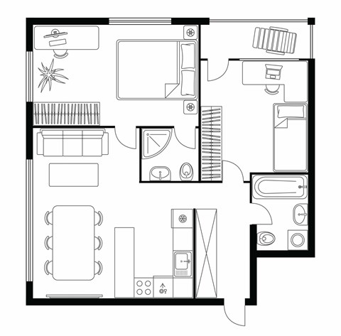 123 Atlantic Blvd. Studio-3 Beds Apartment for Rent - Photo Gallery 4