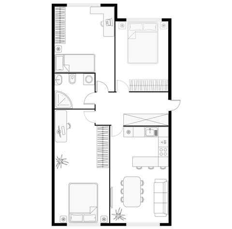 123 Atlantic Blvd. Studio-3 Beds Apartment for Rent - Photo Gallery 6