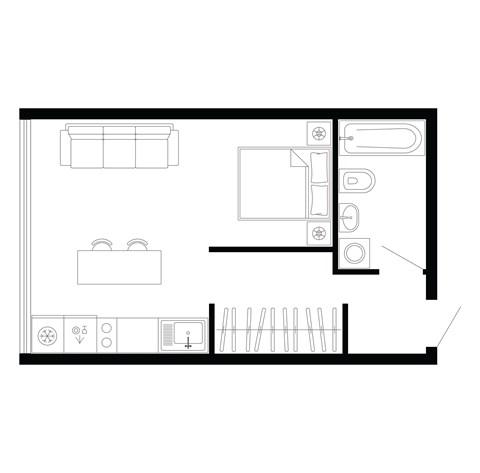 123 Atlantic Blvd. Studio-3 Beds Apartment for Rent - Photo Gallery 5