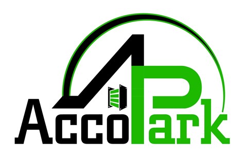A green Accolark logo with a black and green design.