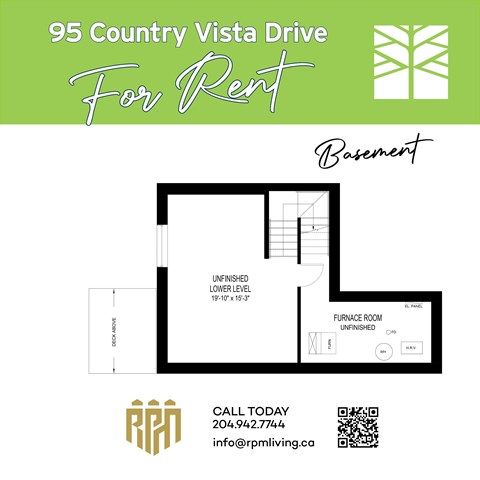 A floor plan for a rental property at 95 Country Vista Drive.