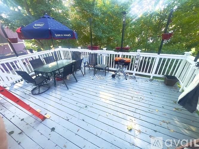 A floor plan of a house with labeled rooms.