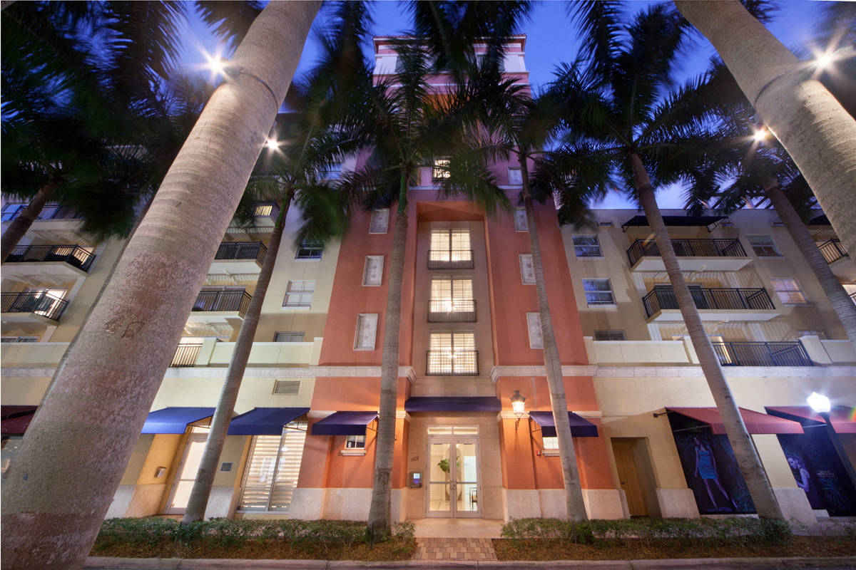 the building in which the hotel is located