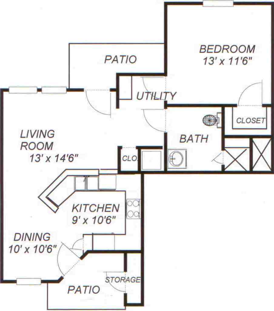 1 Bedoom