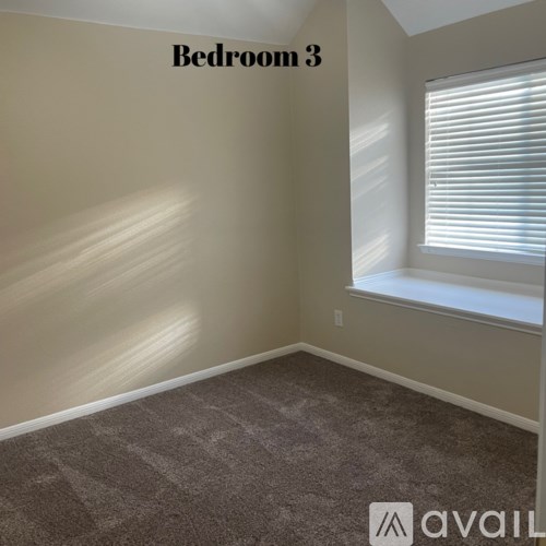 Bedroom 3 is empty and waiting to be furnished.