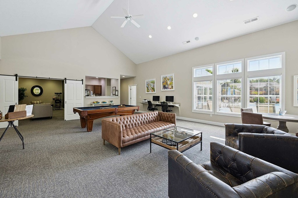 A well-equipped home gym with a variety of exercise machines.