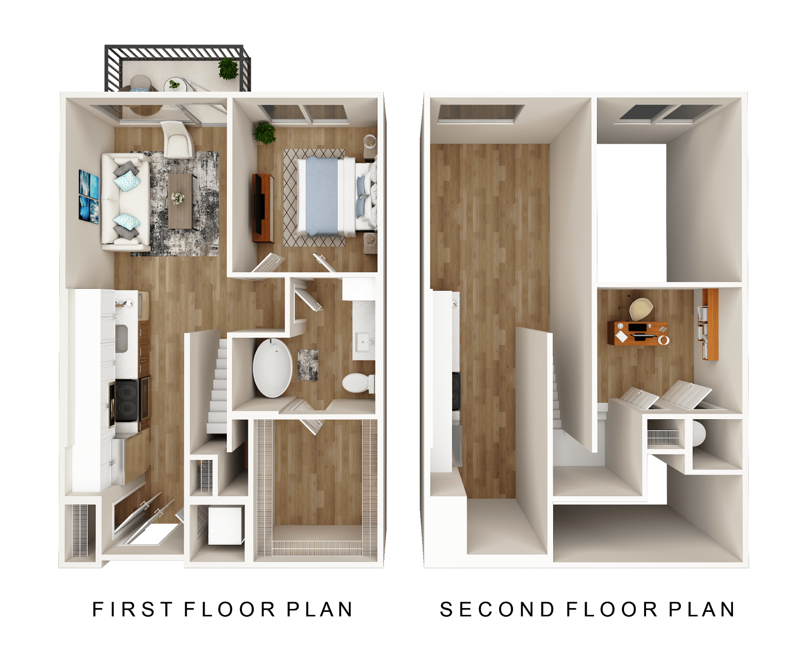1 Bed 1 Bath Loft