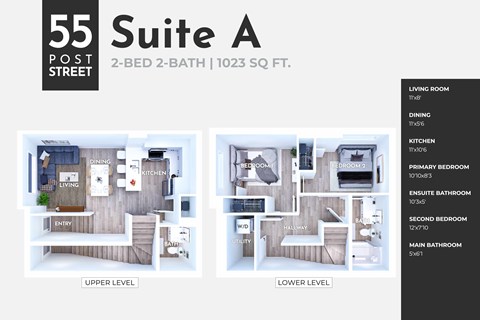 55 Post Street 2-3 Beds Apartment for Rent - Photo Gallery 15