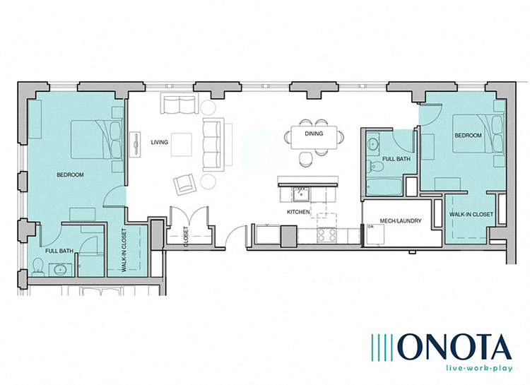 2nd, 3rd, 4th Floor: West Exposure
