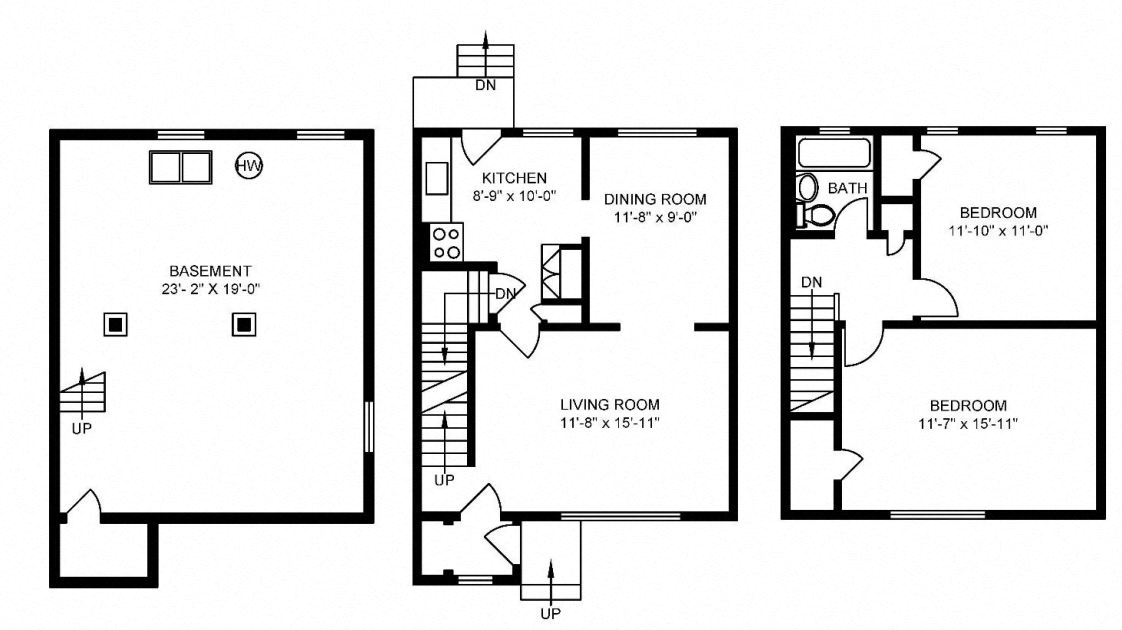2 Bedroom Duplex