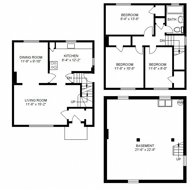 3 Bedroom Duplex