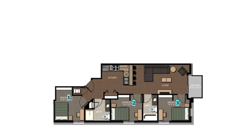 3 Bedroom