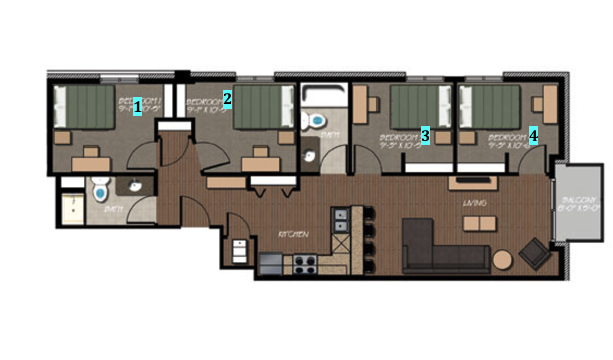 4 Bedroom