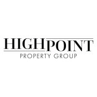 A black and white logo for Highpoint Property Group.