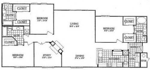 C1 Study Floor Plan 18