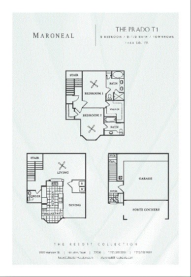 B4 - 2 Bedroom 2.5 Bath Townhome Floor Plan 10