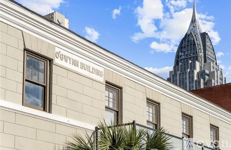 A building with the name "OGWYN BUILDING" on it.