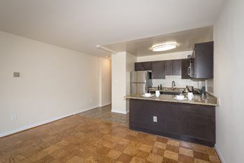 Faux Wood Grain Flooring at 2400 Pennsylvania Avenue Apartments, Washington, DC,20037