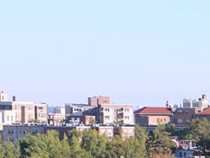 Beautiful Views from the rooftop Taft Bridge from Calvert House Apartments