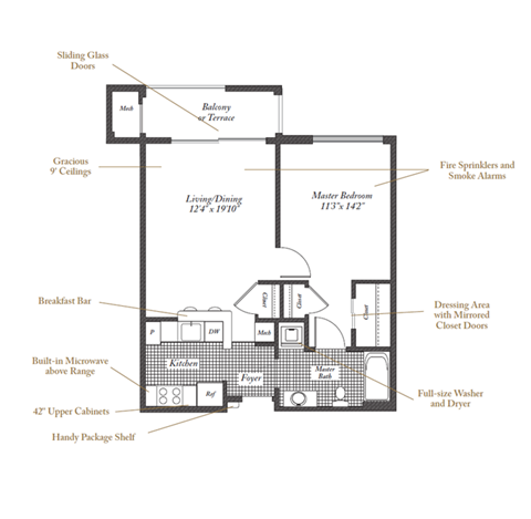 Twain Floorplan at Evergreens at Columbia Town Center
