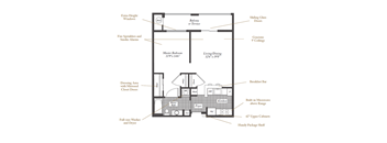 Austen Floorplan at Evergreens at Columbia Town Center