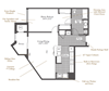 Dickens Floorplan Dickens Floorplan at Evergreens at Columbia Town Center