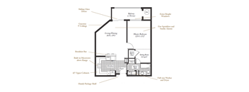 Chaucer Floorplan at Evergreens at Columbia Town Center