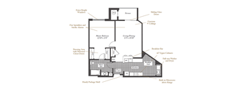 Salinger Floorplan at Evergreens at Columbia Town Center