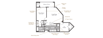 Orwell Floorplan at Evergreens at Columbia Town Center