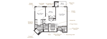 Remarque Floorplan at Evergreens at Columbia Town Center