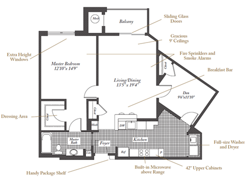 Bradbury Floorplan at Evergreens at Columbia Town Center