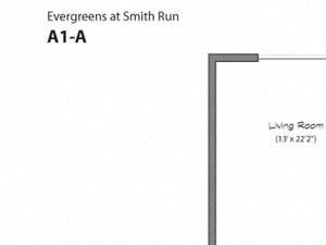 A1-A w/o fire at Evergreens at Smith Run, Fredericksburg