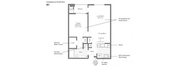 Model A1 Floorplan at Evergreens at Smith Run