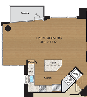 C3 Floorplan C3 Floorplan at Harrison at Reston Town Center