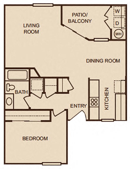 One and two bedroom apartments for rent in Tracy, Ca,