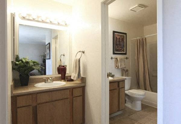 Bathroom Tracy CA Apts for rent at Tracy Park Apts