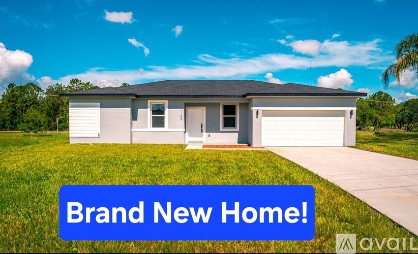 A brand new home is on the market.