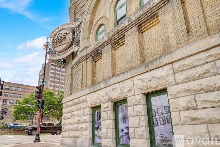 A building with a sign that says "Gilbert" on it.