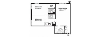 2BR / 2BA Gateway 375