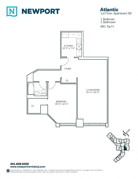 31 River Court Studio-3 Beds Apartment for Rent - Photo Gallery 21