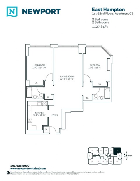 30 River Court Studio-3 Beds Apartment for Rent - Photo Gallery 16