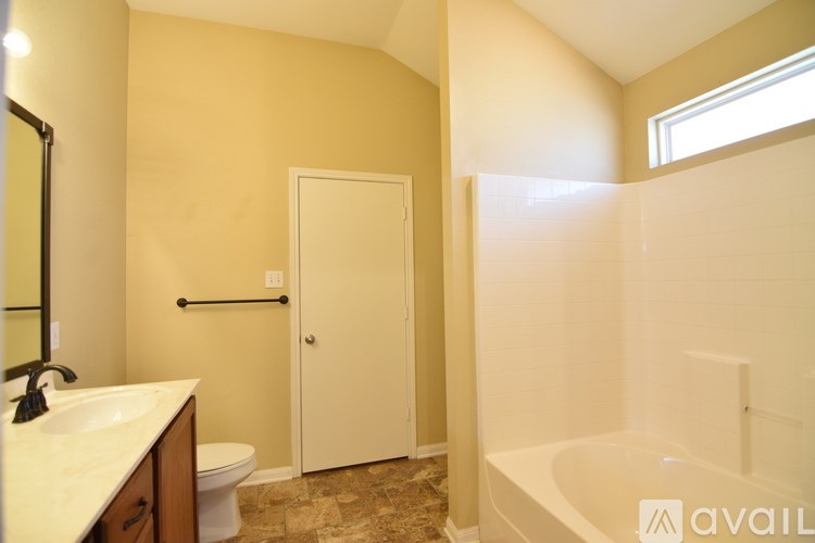 A real estate advertisement for a property management service.