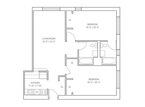 204 Tenth Street Studio-3 Beds Apartment for Rent - Photo Gallery 16