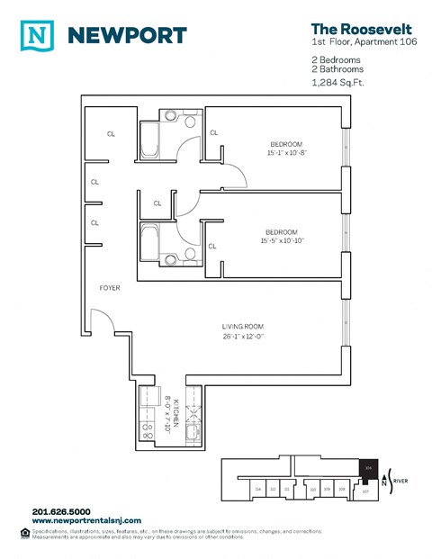 180 Tenth Street Studio-3 Beds Apartment for Rent - Photo Gallery 16