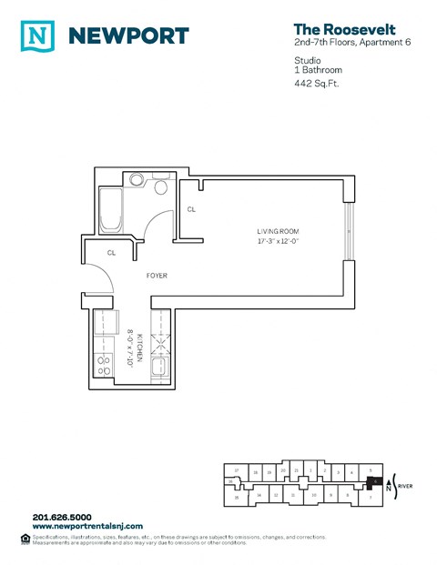 180 Tenth Street Studio-3 Beds Apartment for Rent - Photo Gallery 14