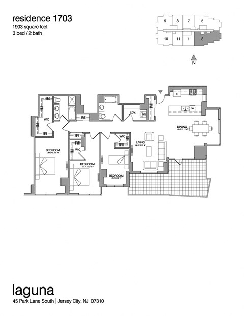 45 Park Lane South 1-3 Beds Apartment for Rent - Photo Gallery 14