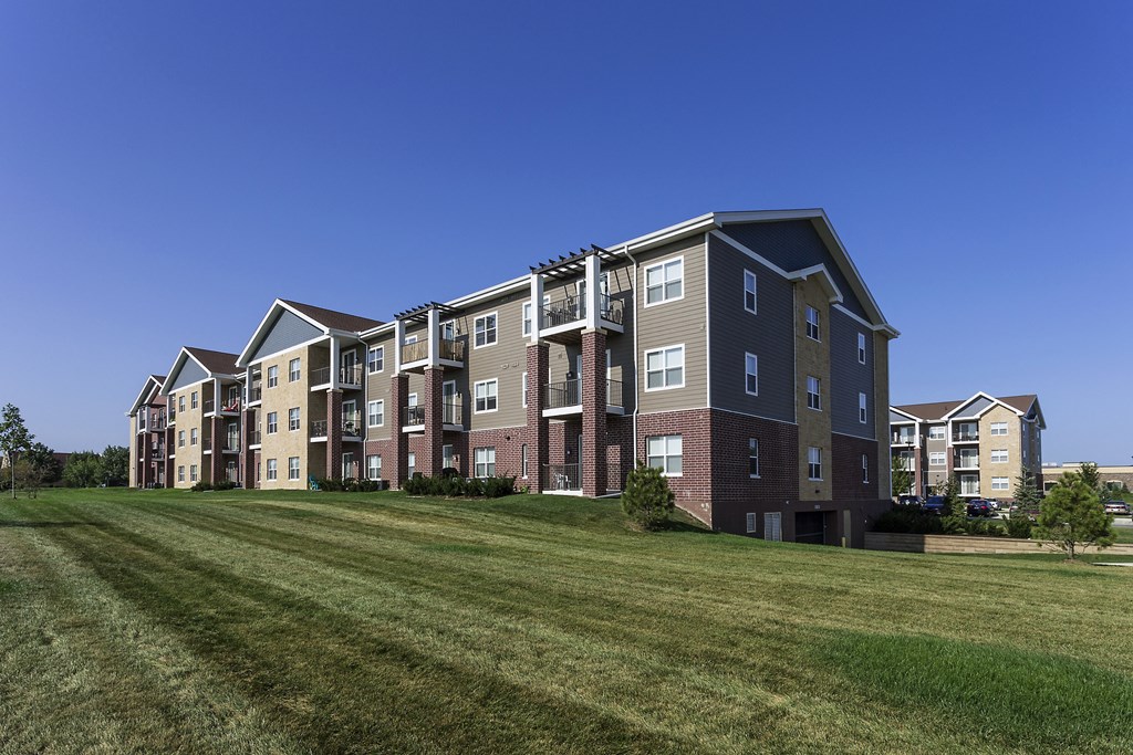 exterior shot of apartment building