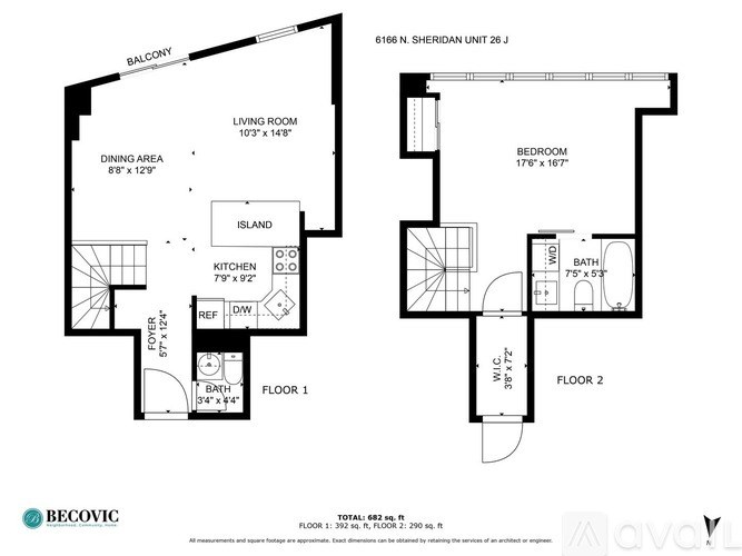 A floor plan for a 26 unit apartment building shows the layout of each floor.